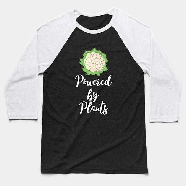 Powered by Plants Baseball T-Shirt by Ignotum